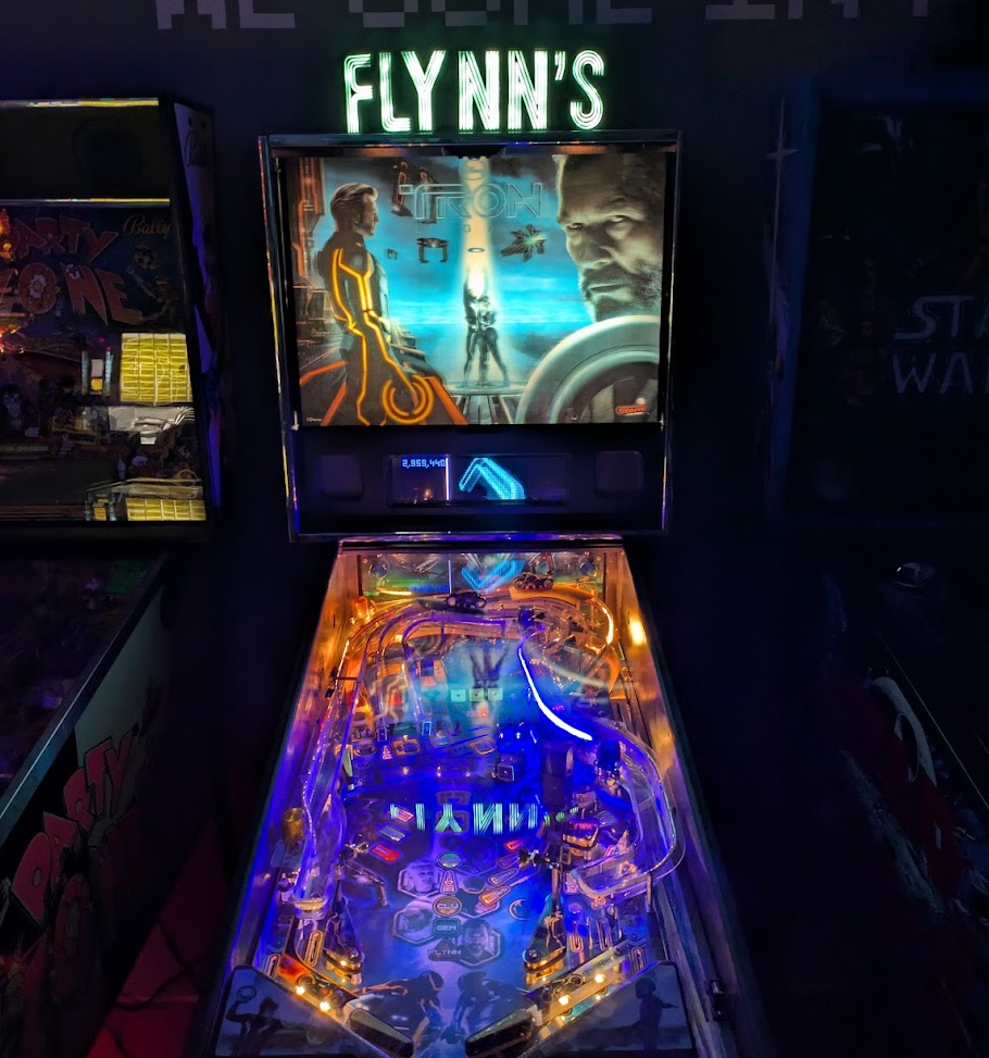 The current Tron Pro at our museum including topper and light ramp mod