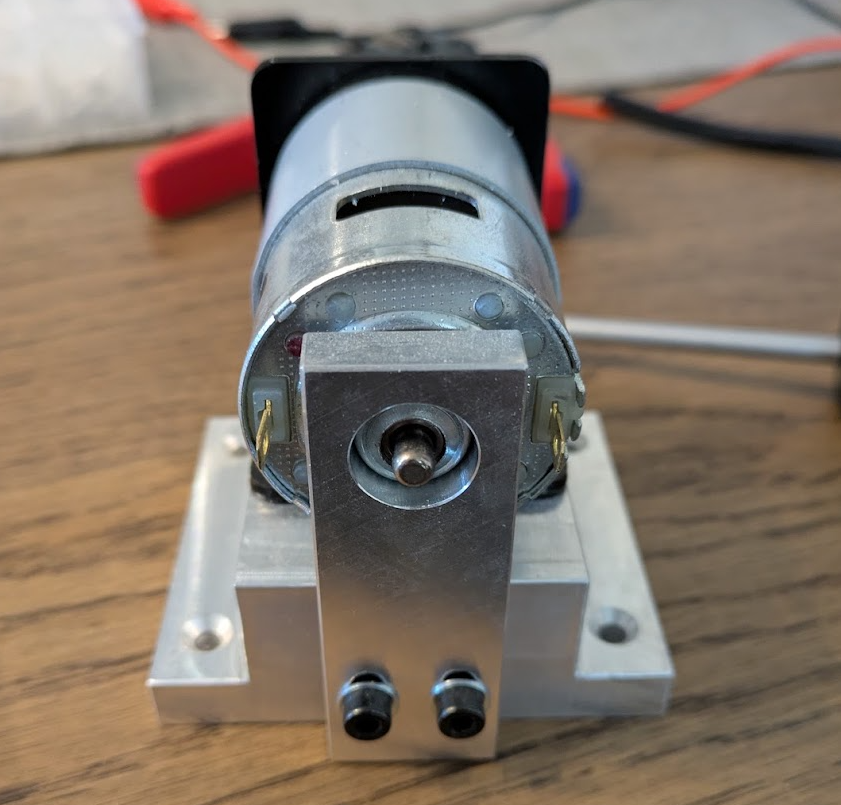 The installed shaker